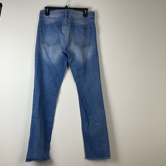 J.CREW Factory Light Wash Stretch Straight Jeans Size 28 - Picture 5 of 9